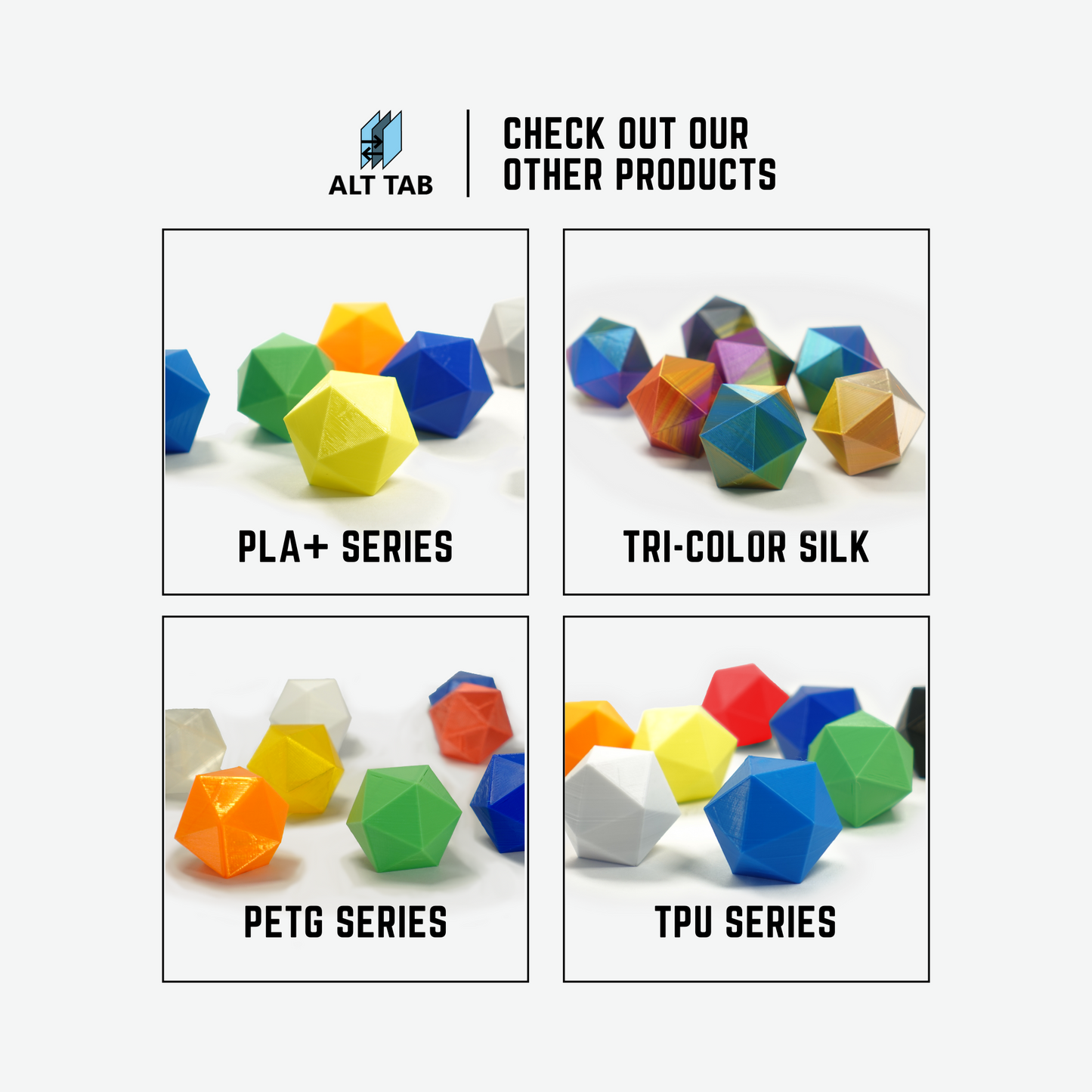 PETG Special – Marble Infused (1.75mm 1KG Filament)