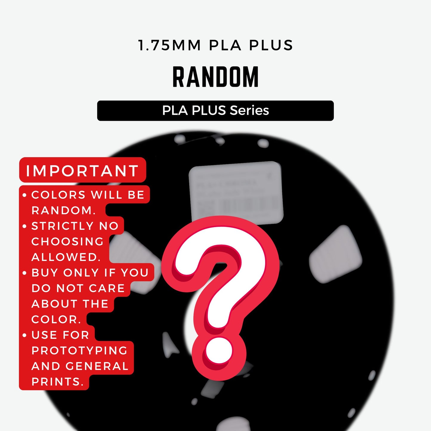 PLA PRO/PLUS/PLA+ Filament 1.75mm 1KG