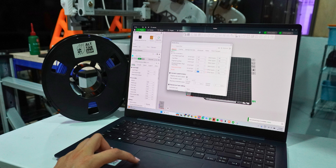 How to Set Up ALT TAB PLA Filament Settings in Bambu Studio