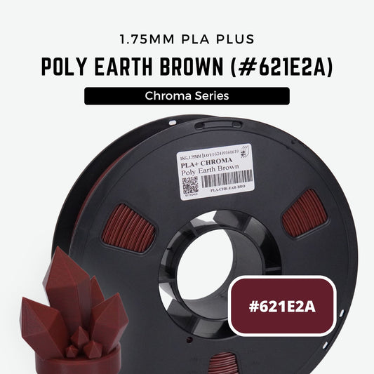 PLA PLUS/PRO Chroma - Poly Earth Brown (1.75mm 1KG Filament)