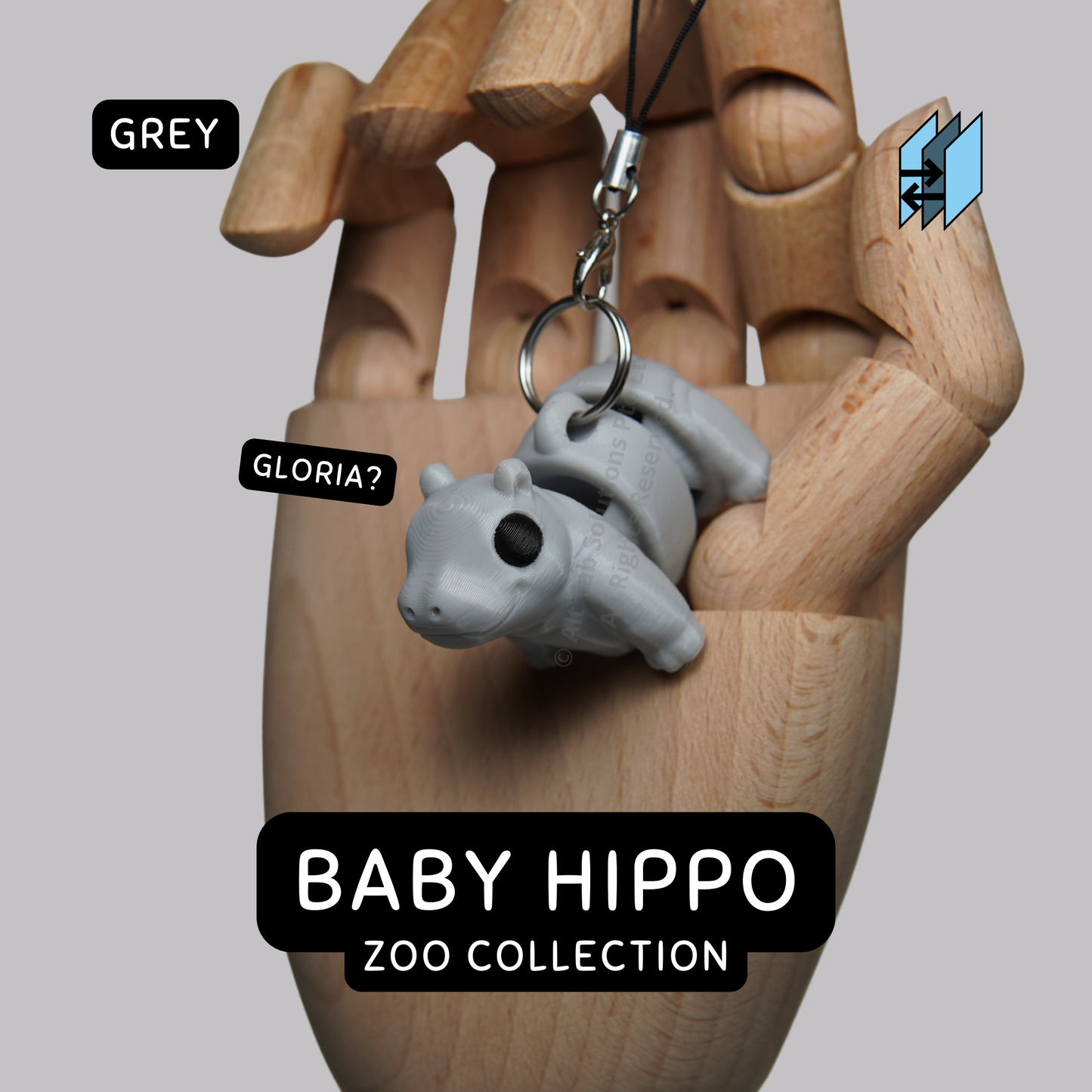 Zoo Collection Keychain