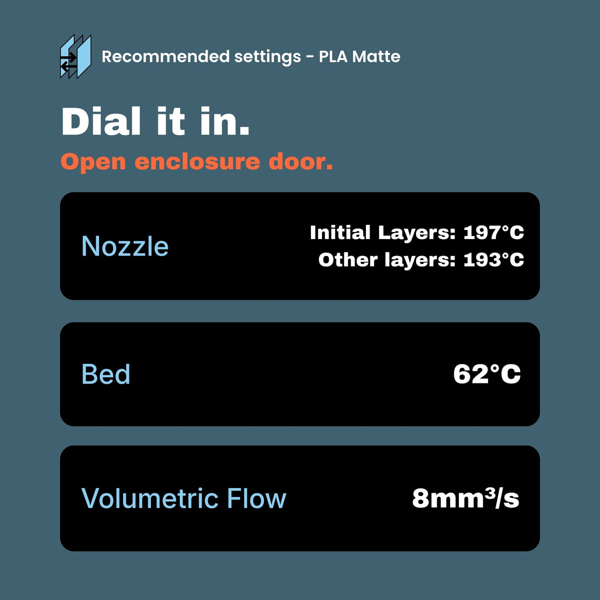 PLA Matte Gradient 3D Printer Filament Series (1.75mm 1KG)