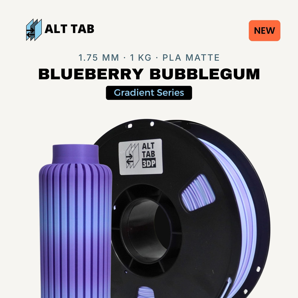 PLA Matte Gradient 3D Printer Filament Series (1.75mm 1KG)