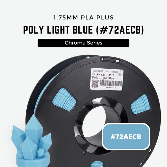 PLA PLUS/PRO Chroma - Poly Light Blue (1.75mm 1KG Filament)