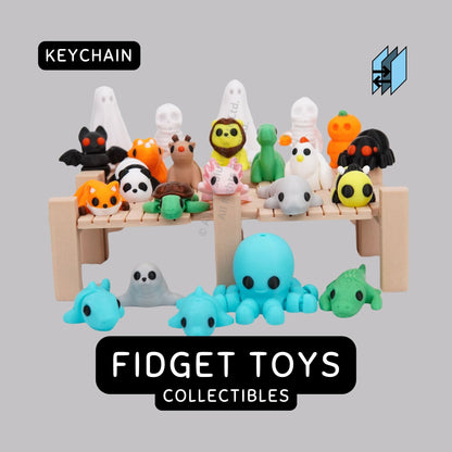 Collectible Fidget Toy Keychain