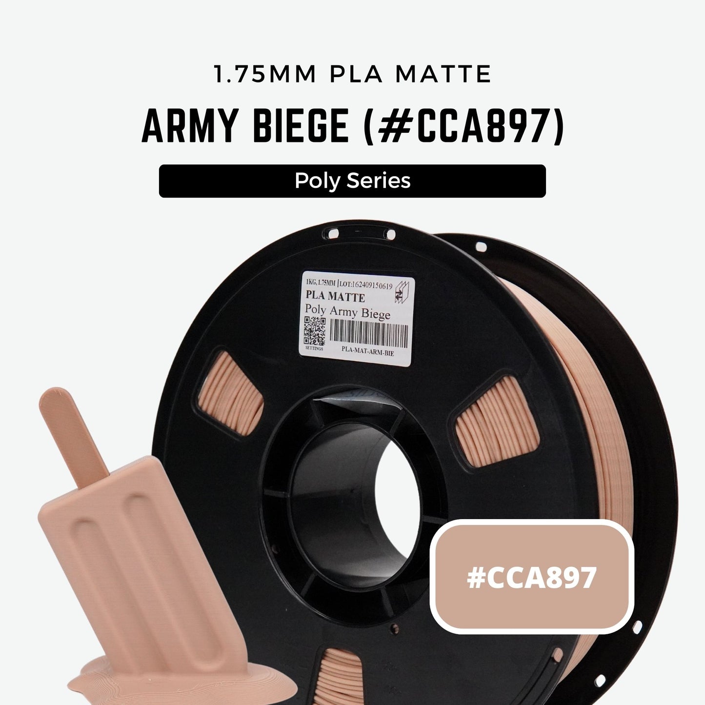 PLA Matte Series 1KG 1.75mm