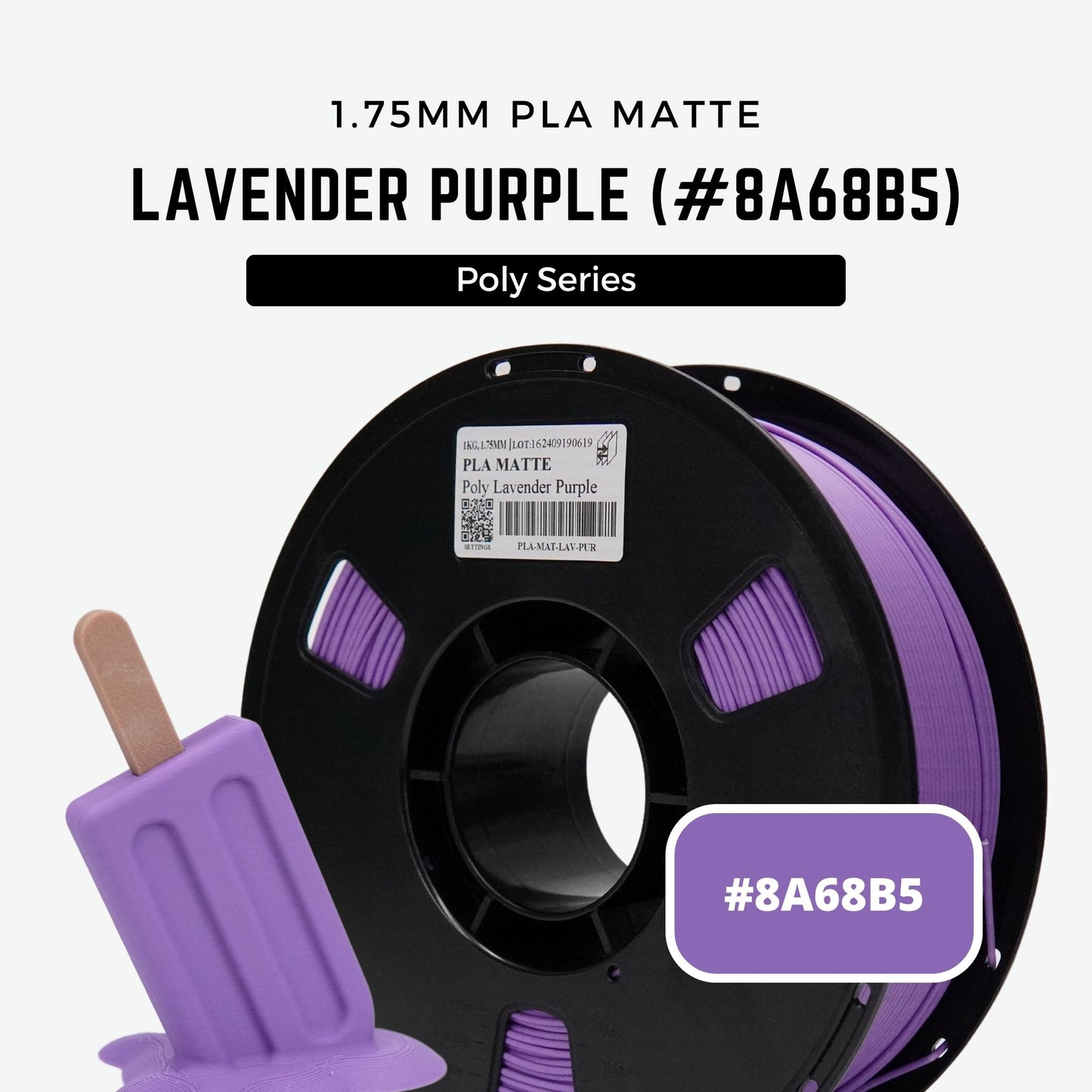 PLA Matte Series 1KG 1.75mm