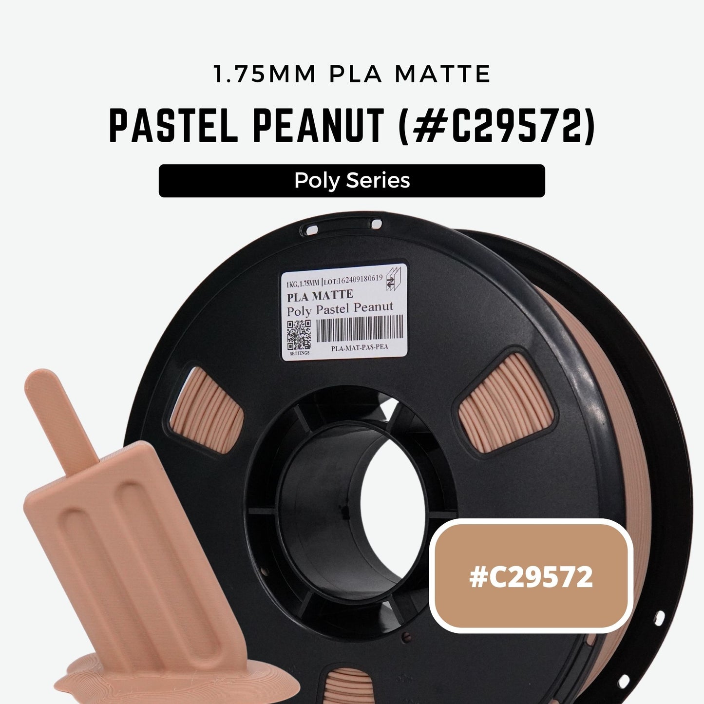 PLA Matte Series 1KG 1.75mm