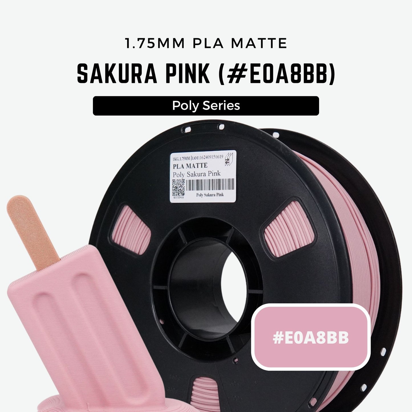 PLA Matte Series 1KG 1.75mm