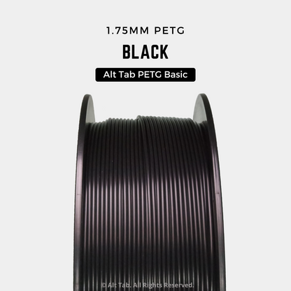 PETG Basic – Black (1.75mm 1KG Filament)