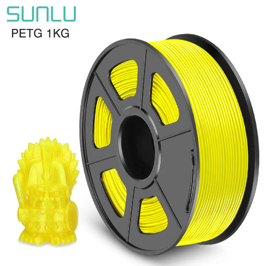 SUNLU PETG Yellow Filament | 1.75mm 1KG for Premium 3D Printer/Printing