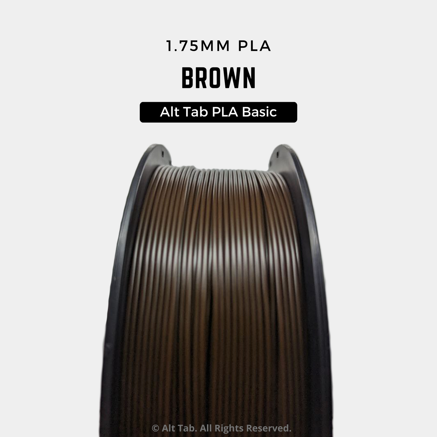 PLA Basic – Brown (1.75mm 1KG Filament)