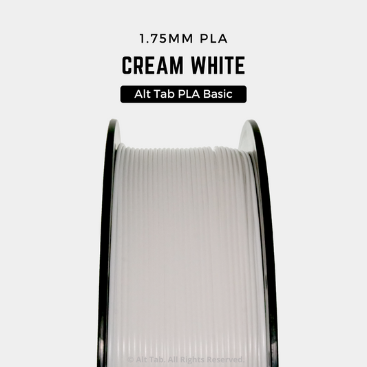 PLA Basic - Cream/Warm White (1.75mm 1KG Filament)