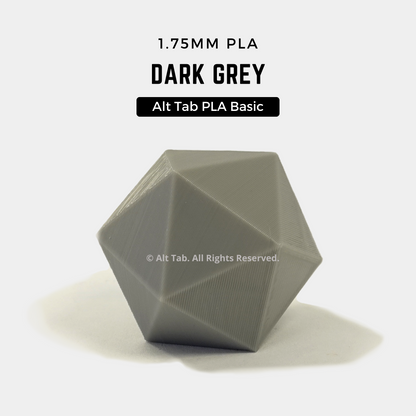 PLA Basic – Dark Grey (1.75mm 1KG Filament)