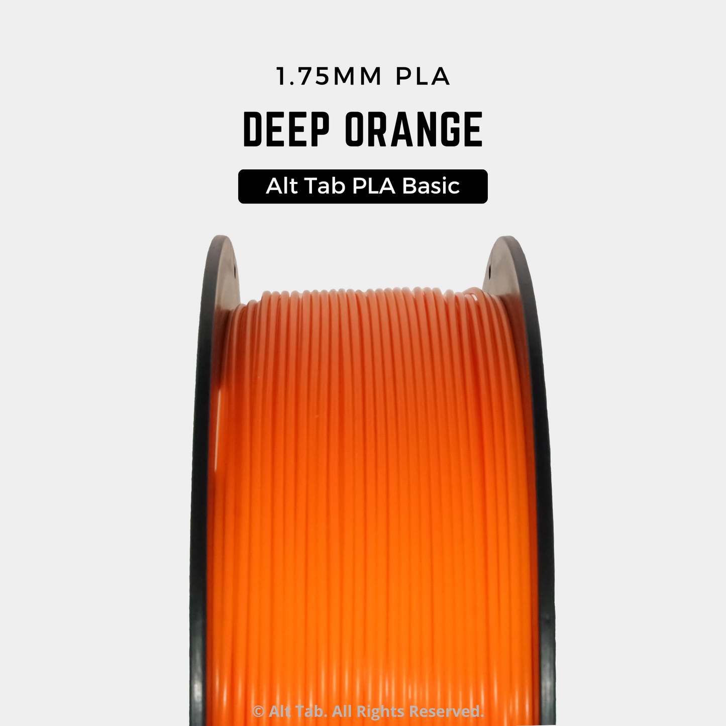 PLA Basic – Deep Orange (1.75mm 1KG Filament)