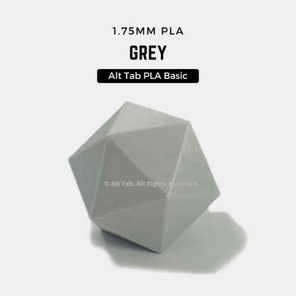 PLA Basic – Grey (1.75mm 1KG Filament)