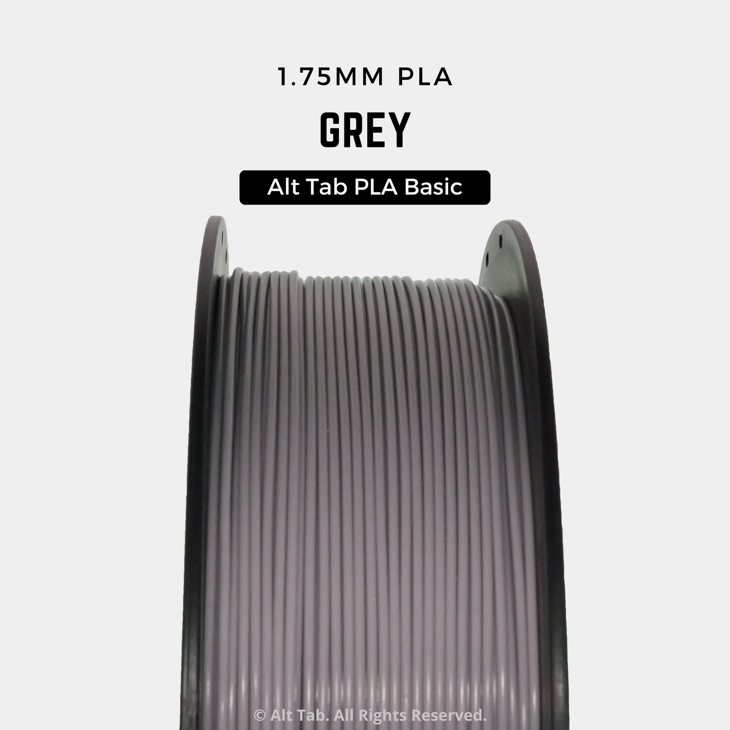 PLA Basic – Grey (1.75mm 1KG Filament)