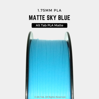 PLA Matte – Sky Blue (1.75mm 1KG Filament)