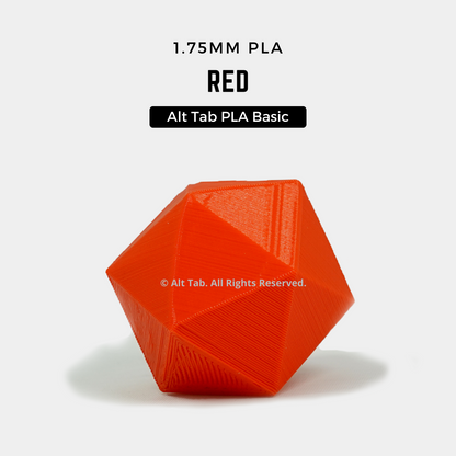 PLA Basic – Red (1.75mm 1KG Filament)