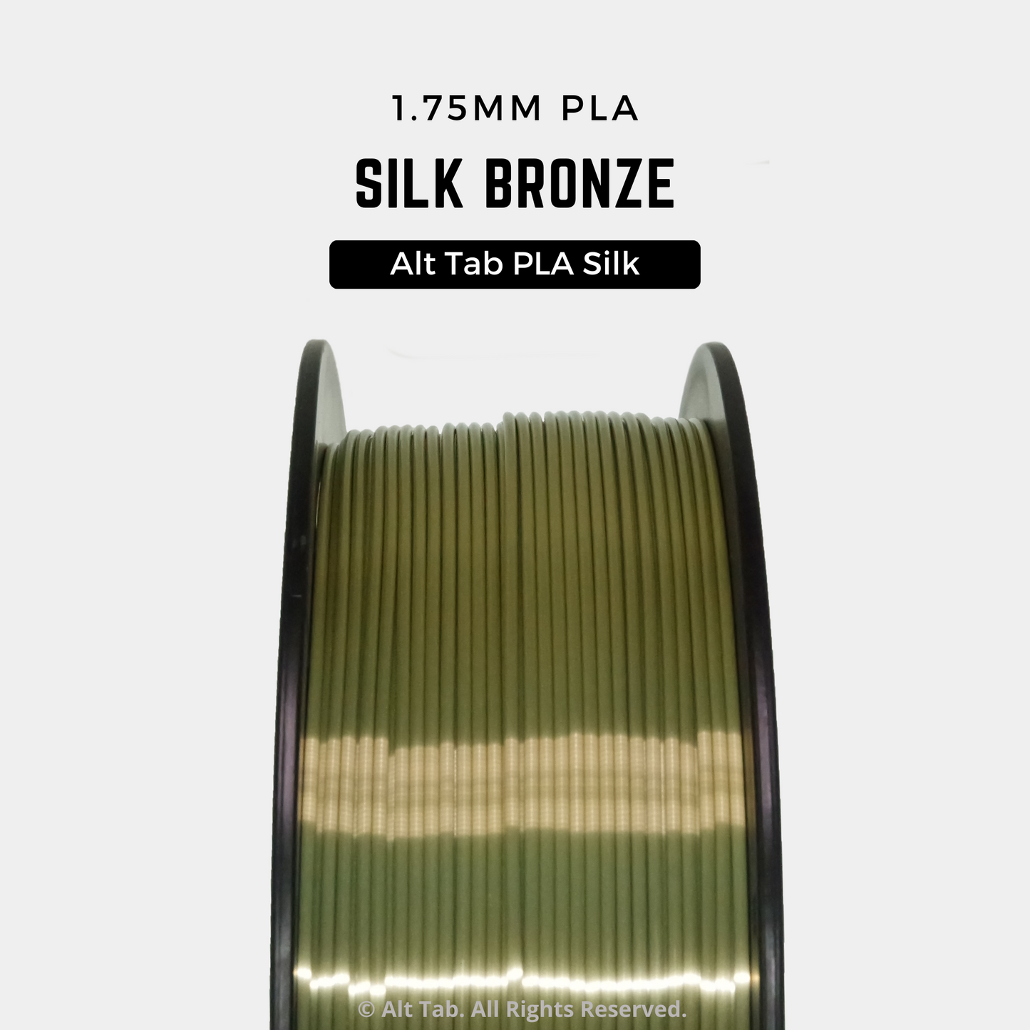 PLA Silk – Bronze Green (1.75mm 1KG Filament)