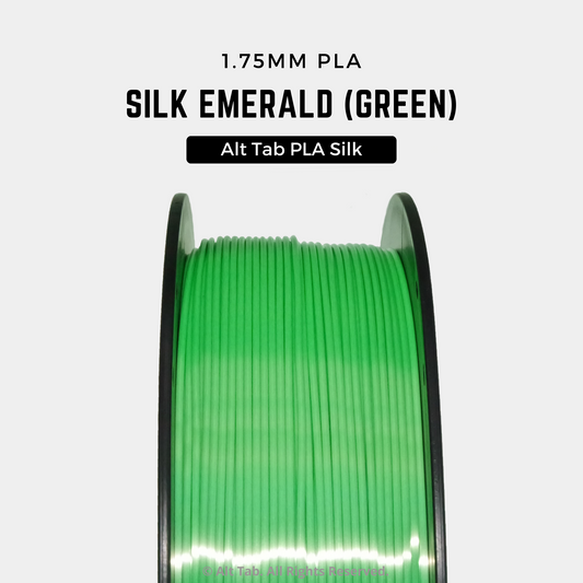 PLA Silk – Emerald (Green) (1.75mm 1KG Filament)