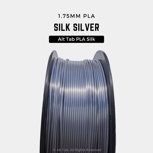 PLA Silk – Silver (1.75mm 1KG Filament)