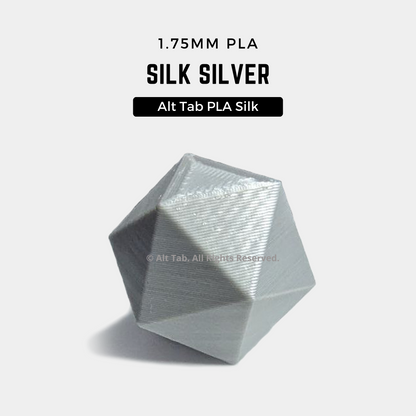 PLA Silk – Silver (1.75mm 1KG Filament)