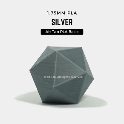 PLA Basic – Silver (1.75mm 1KG Filament)