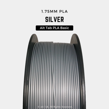 PLA Basic – Silver (1.75mm 1KG Filament)