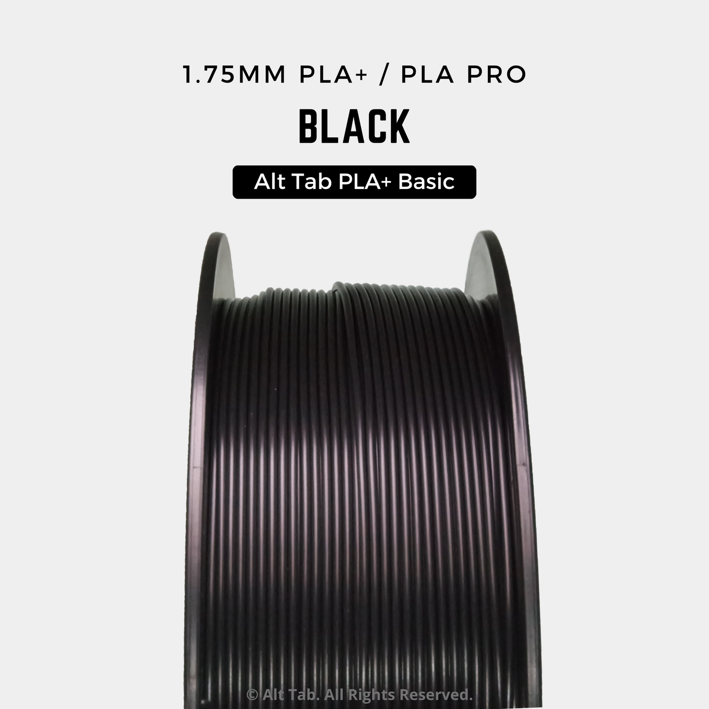 PLA PLUS/PRO Basic - Black (1.75mm 1KG Filament)