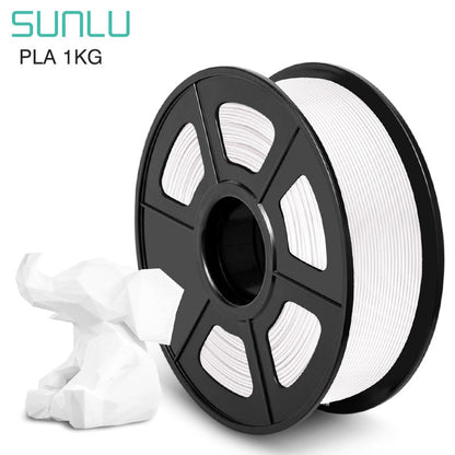 SUNLU PLA+ PLUS White Filament | 1.75MM 1KG Premium 3D Printer/Printing