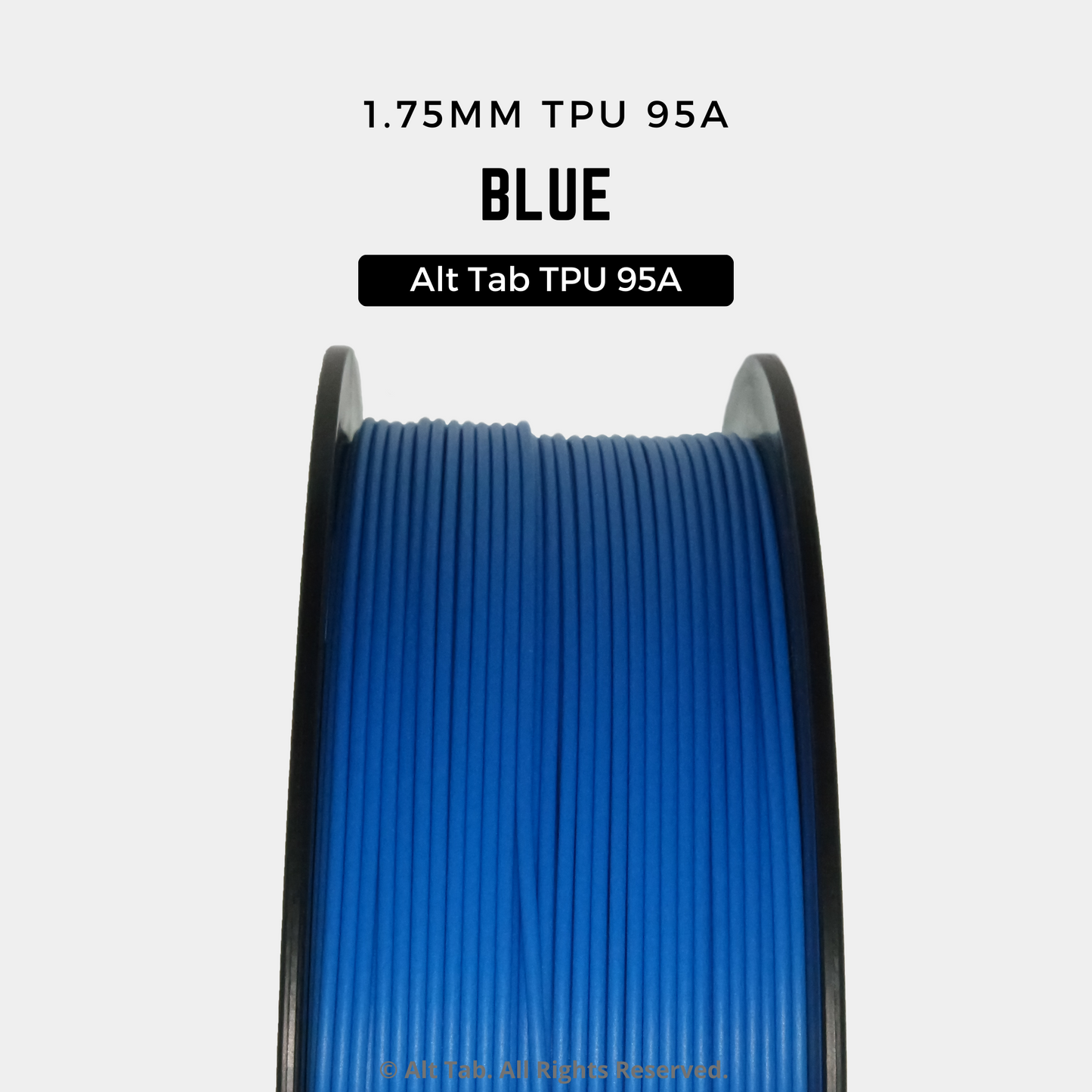 TPU 95A Basic – Blue (1.75mm 1KG Filament)