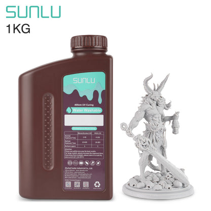 SUNLU Water Washable Resin (Grey) 1KG