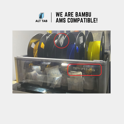 Silk Tri Color PLA Filament 1.75mm 1KG